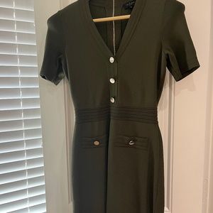 Ted Baker A line Dark Green Dress